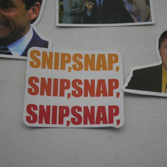 46 The Office Stickers Michael Dwight Jim Stanley Kevin Vinyl Laptop Bottle - Picture 9 of 14